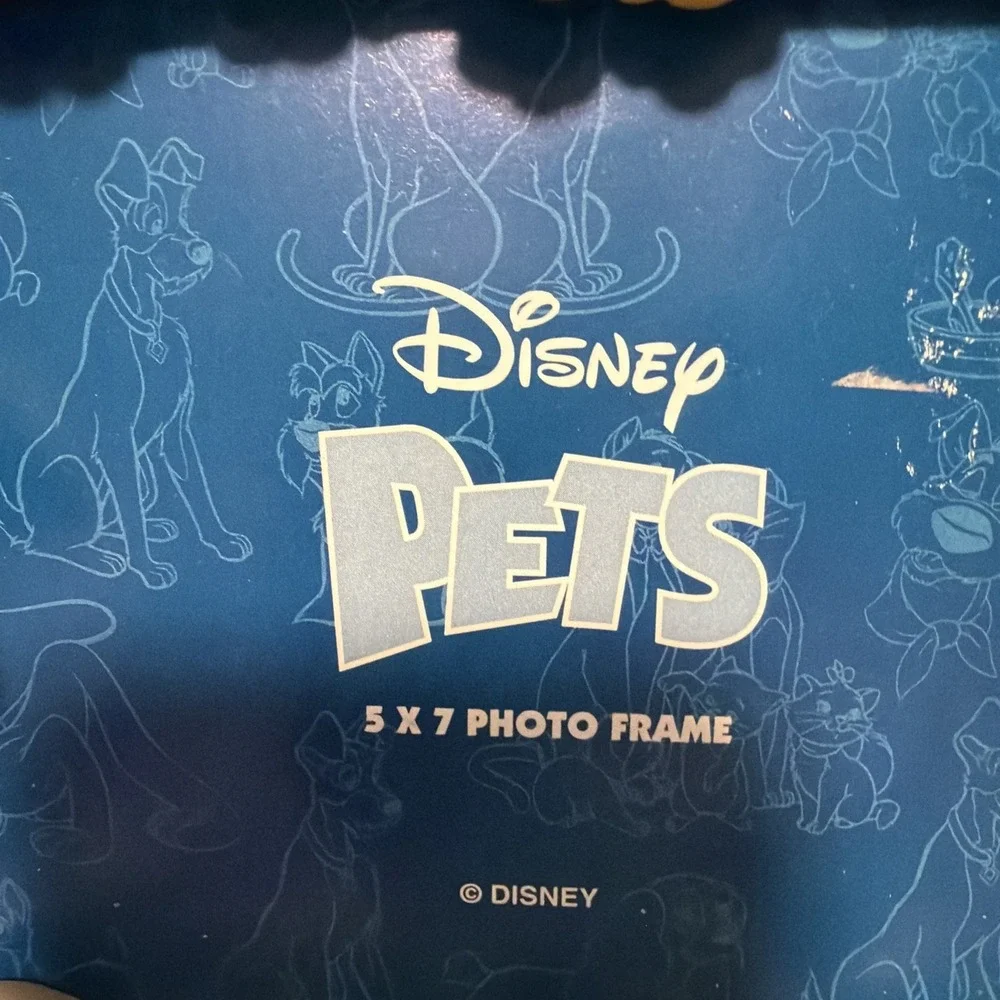 Disney Pets Dogs Photo Picture Frame 3D Lady Tramp Dalmatian 5 X 7 No Glass